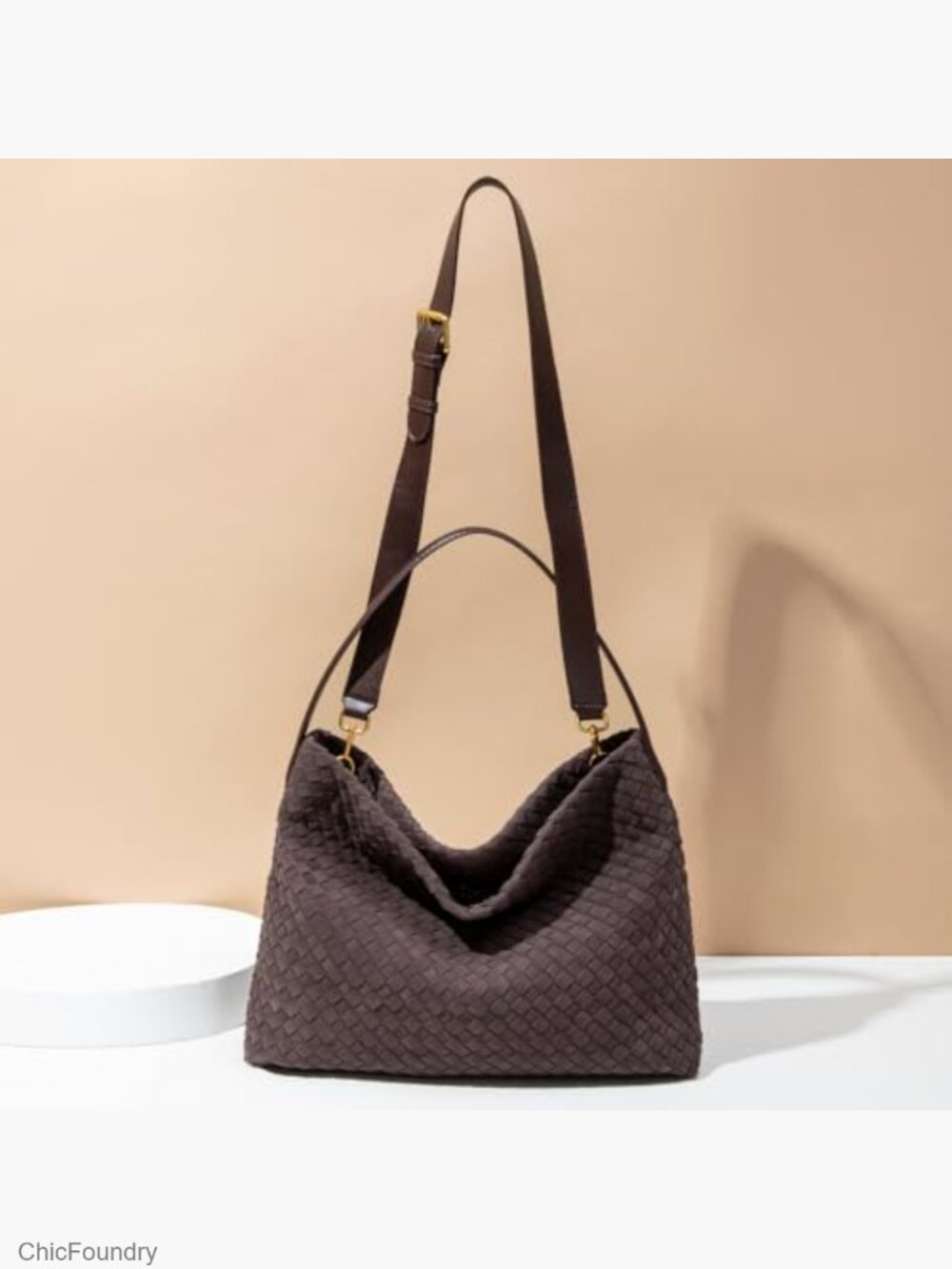 Woven Tote Bag with Removable Strap - Fits Laptop - Picture 5 of 7
